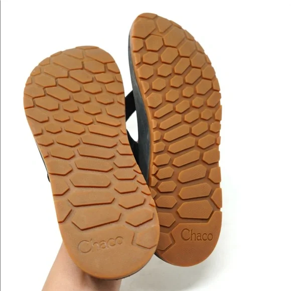 Chaco Women’s lowdown Low Down Thong Flip Flop Sandals Black Size 8 new - Picture 6 of 7
